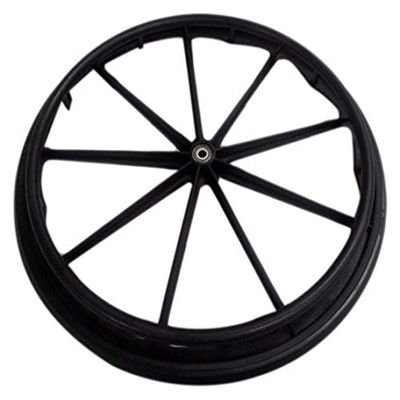 Graham-Field 24" x 1" Wheel and Black Handrim with Hubcap for Traveler SE, Wheelchair Parts and Accessories, 90763050