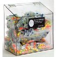 Horizon Manufacturing 5133 300-Pair Foam Ear Plug Dispenser with Lid - Clear Plastic
