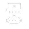 Ushio BC8832 3000178 - CF9SE/841-9W - 4 Pin 2G7 Base - 4100K - CFL Bulb view 4
