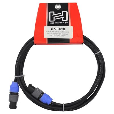 Hosa SKT-610 SpeakON Speaker Cable to Same 10-Feet