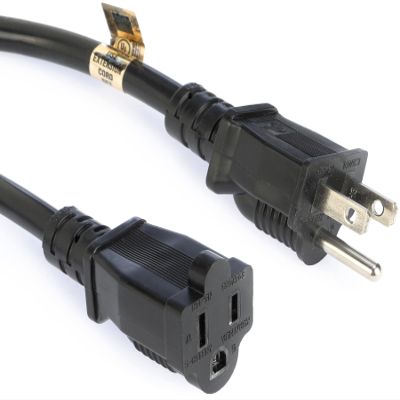 Hosa PWX-401.5 14 Gauge Power Extension Cord - 1.5 Feet