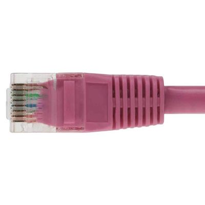 25ft Cat 5E Unshielded (UTP) Ethernet Network Cable - Pink
