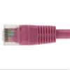 25ft Cat 5E Unshielded (UTP) Ethernet Network Cable - Pink view 1