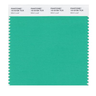 PANTONE Smart 15-5728X Color Swatch Card, Mint Leaf