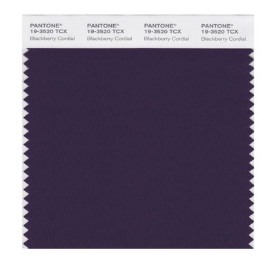 PANTONE Smart 19-3520X Color Swatch Card, BlackBerry Cordial
