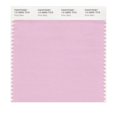 PANTONE Smart 13-2805X Color Swatch Card, Pink Mist