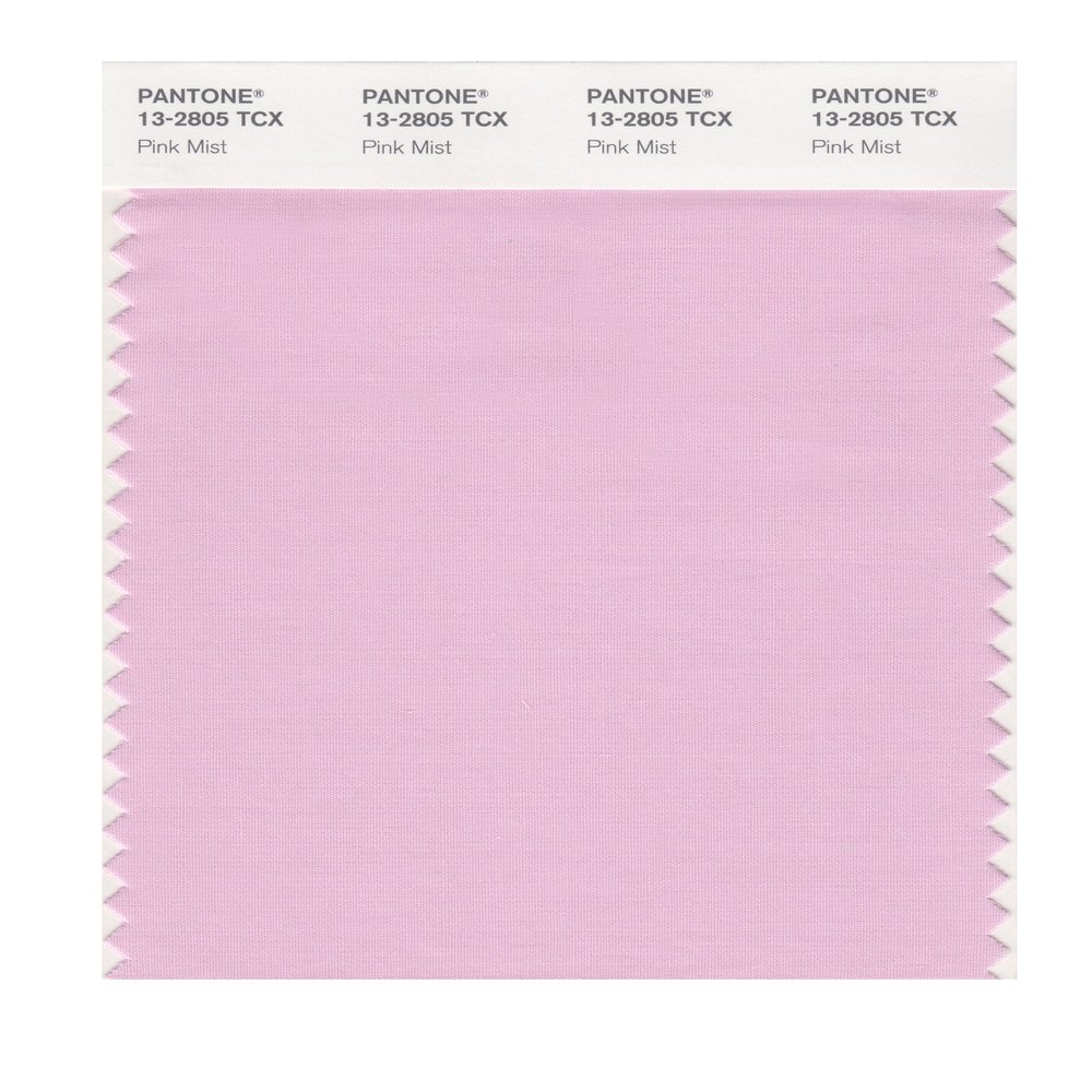 PANTONE Smart 13-2805X Color Swatch Card, Pink Mist