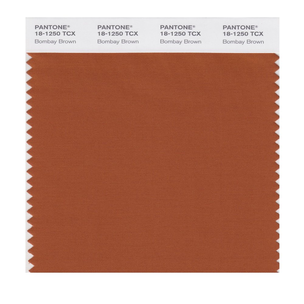 PANTONE Smart 18-1250X Color Swatch Card, Bombay Brown