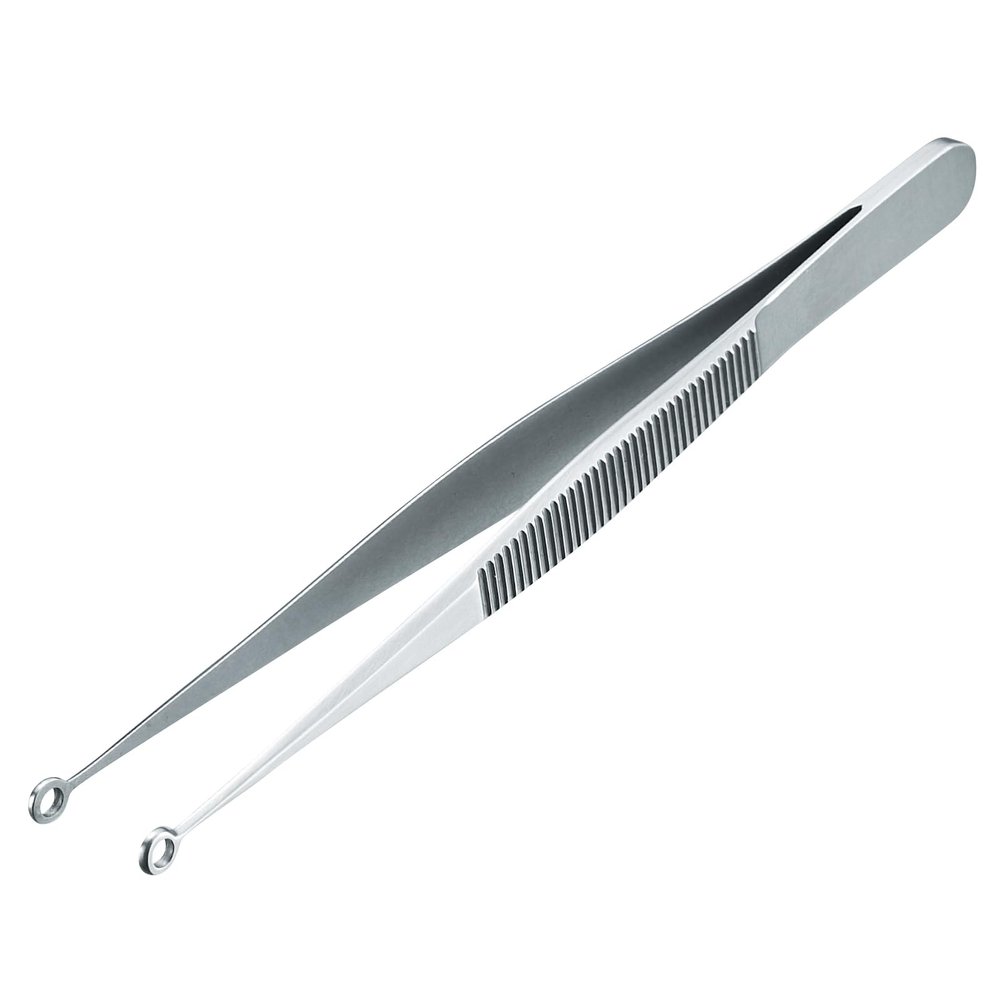 Hozan P-878 Tweezers Ring Type Tweezers For Holding Spheres Such as Bearings and Gems