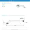 Speakman Neo S-2540 Shower Arm and Flange, 7", Polished Chrome view 3