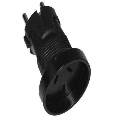 SF Cable, 3 Prong Plug Adapter, Australian AS3112 Receptacle to European Schuko CEE 7