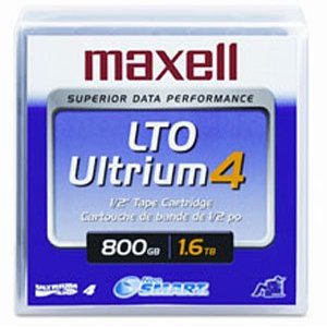 Maxell 183906 5-Pack LTO Ultrium 4 Tape Cartridge LTO-4 800GB (Native) / 1.6TB 120 Transfer Rate