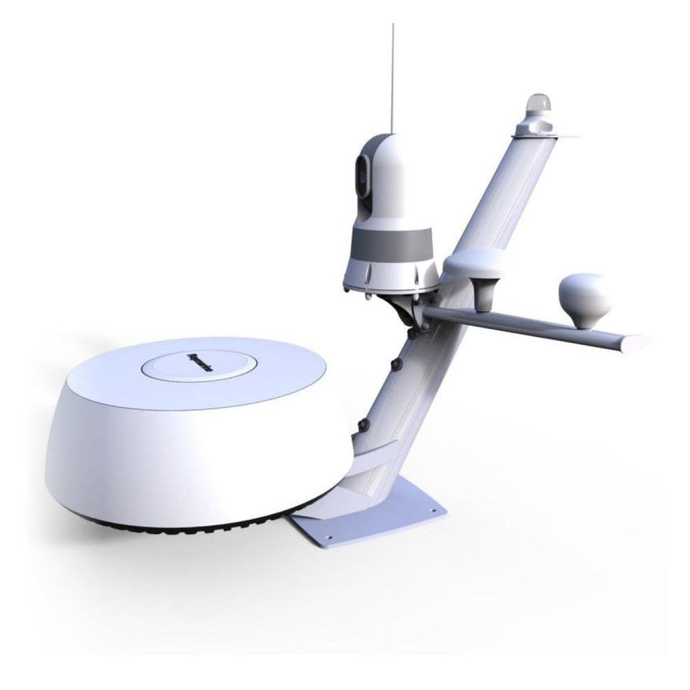 Scanstrut PTM-R1-1 Tapered Radar Mast for Lights, Cameras, GPS/VHF Antenna, and Raymarine, Garmin, Navico BR24/3G/4G Radomes