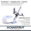 Scanstrut PTM-R1-1 Tapered Radar Mast for Lights, Cameras, GPS/VHF Antenna, and Raymarine, Garmin, Navico BR24/3G/4G Radomes view 2
