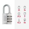 ABUS AB145/30 PLATA Padlock, Silver, 30 view 4