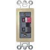 2 Position Push-In Speaker Terminal Insert (Ivory) : 75-5072 view 1