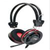 Syba CL-AUD63019 Red Stereo Gaming Headset with Removable Mic - Red view 1