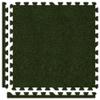 Alessco 10' x 10' (25 pieces) Grass Green Premium SoftCarpets Interlocking Comfortable Carpet/EVA Foam Rubber view 1