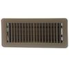 Accord ABFRBR410 Floor Register with Louvered Design, 4-Inch x 10-Inch(Duct Opening Measurements), Brown view 4