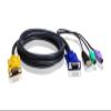 ATEN 2L-5303UP 10 FT PS/2-USB KVM Cable for KVM Switch view 1