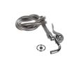 T&S Brass B-0102 Pot & Glass Filler, Plain End Curved Nozzle, 68-Inch Flexible Stainless Steel Hose view 4