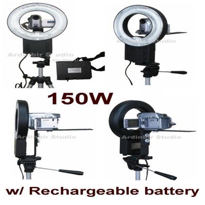 150W Continuous Video Ring Light for JVC EVERIO GZ-HD620, HD500, HD300, HD320, HD30, HD7, HD3, HM300, HM500, HM400, HM200, HM320, HM1, MS230, MS100B, MS120, MS250, MS100, MS130, X900, HM100U