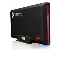 Global Marketing Partners TIP-330U3-BK 3.5IN Sata to USB 3.0 Enclosure Aluminum with M1 Sw