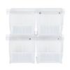 Quantum HNS230CL Hang-n-Stack Bin, Polypropylene, Clear view 1