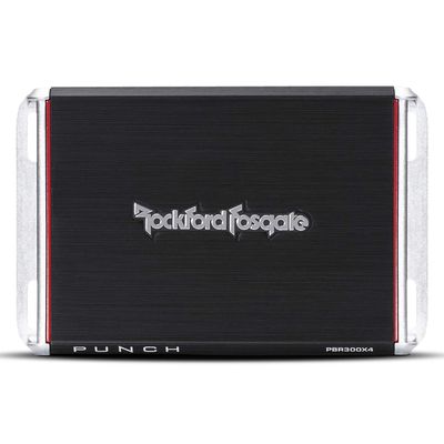 Rockford Fosgate PBR300X4 Punch BRT 300-Watt Ultra Compact 4-Channel Amplifier