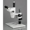 AmScope ZM-1TZ-FOD Professional Trinocular Stereo Zoom Microscope, EW10x Eyepieces, 3.35X-90X Magnification, 0.67X-4.5X Zoom Objective, Dual-Gooseneck Fiber-Optic Light, Large Pillar-Style Table Stand, Includes 0.5x and 2.0x Barlow Lenses view 4