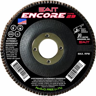 ENCORE T29 4-1/2 X 7/8 Z36X (QTY: 10)