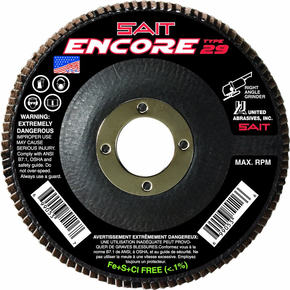 ENCORE T29 4-1/2 X 7/8 Z36X (QTY: 10)