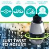 Niagara Conservation N2615CH Tri-Max 1-Spray with 0.5-1.5 GPM 2-in. Wall Mount Adjustable Fixed Shower Head in Chrome, 1-Pack | Bathroom Shower Head Sprayer with Pressure Compensation view 2