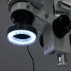 AmScope SM-4TZ-144A Professional Trinocular Stereo Zoom Microscope, WH10x Eyepieces, 3.5X-90X Magnification, 0.7X-4.5X Zoom Objective, Four-Zone LED Ring Light, Double-Arm Boom Stand, 110V-240V, Includes 0.5X and 2.0X Barlow Lens view 4