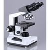 AmScope B490A Compound Binocular Microscope, WF10x and WF16x Eyepieces, 40X-1600X Magnification, Brightfield, Halogen Illumination, Abbe Condenser, Double-Layer Mechanical Stage, Sliding Head, High-Resolution Optics, Anti-Mold view 3