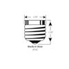 Hatco 120V 60W Shatter Resistant Torpedo Shape Bulb view 4