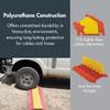 Checkers 5 Channel Industrial Drive Over Cable Protector End Capsfor 1.25" Lines, 40k/Axle Load Capacity Hose and Cable Ramp for Heavy Duty Equipment, Made in the USA, Orange, CPEC5X125-O view 4