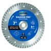 Century Drill & Tool 75452 Professional Turbo Rim Diamond Pro Saw Blade, 7" view 1