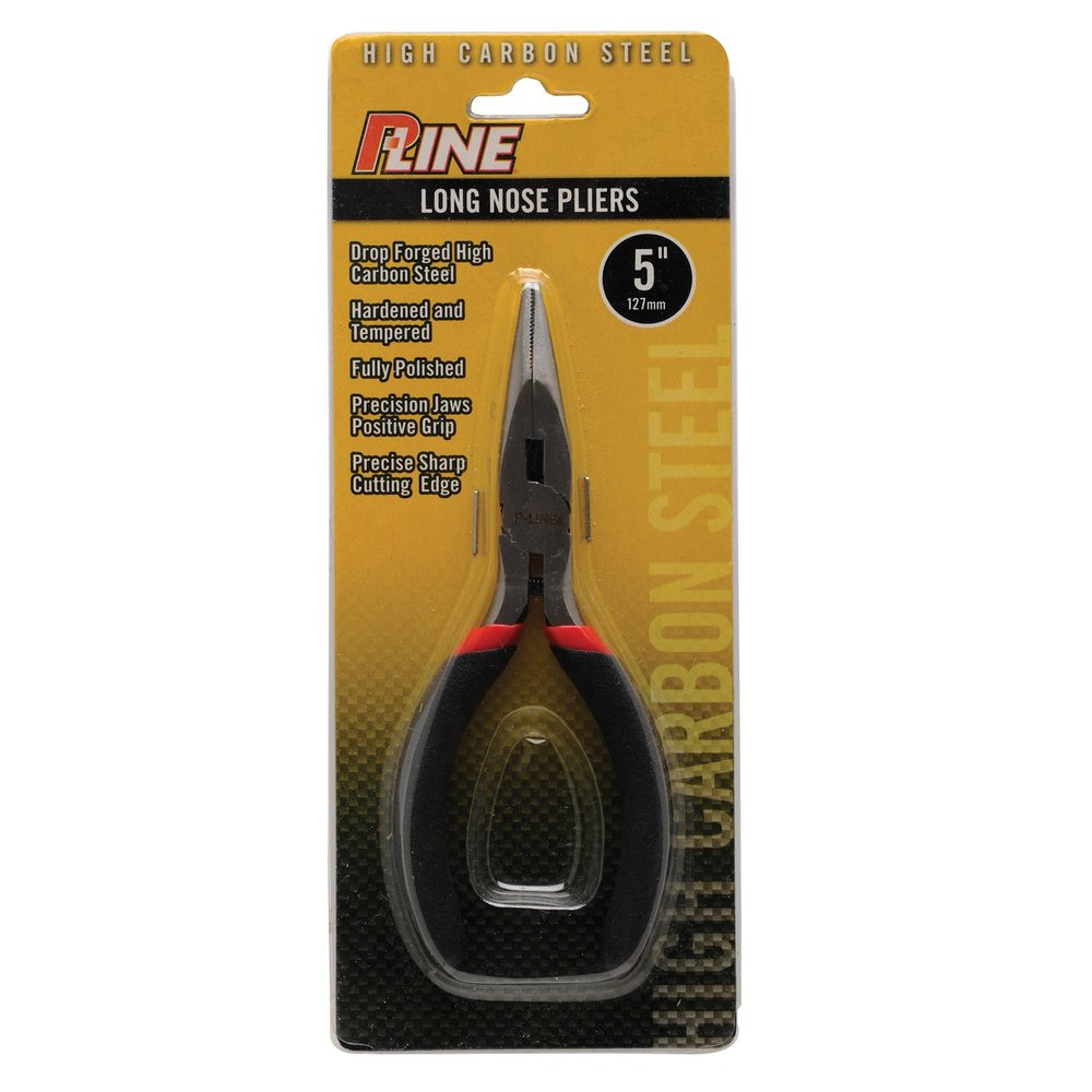 P-Line Tools Carbon Steel Needle Nose Pliers (6-Inch)