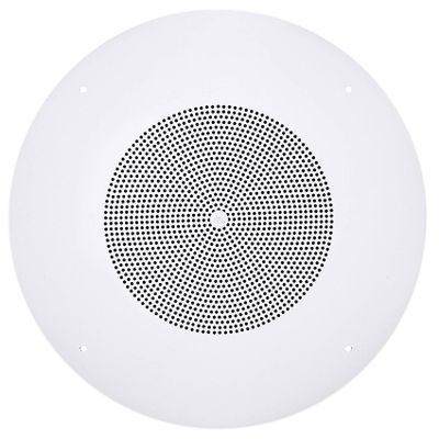 JBL Professional CSS8008 Commercial Series Round Ceiling Speaker, 8. 5-Watt Multi-Tap Transformer for 100V, 70V and 25V Distributed Lines. Single Speaker. White and Paintable