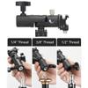 Flash Bracket Umbrella Holder Swivel Light Stand Photo Studio Flash Mount view 3