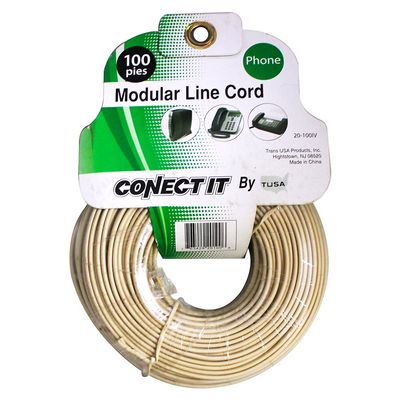 Connect It 100 ft. Modular Line Cord