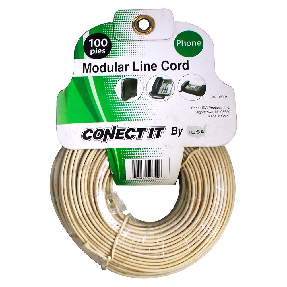 Connect It 100 ft. Modular Line Cord
