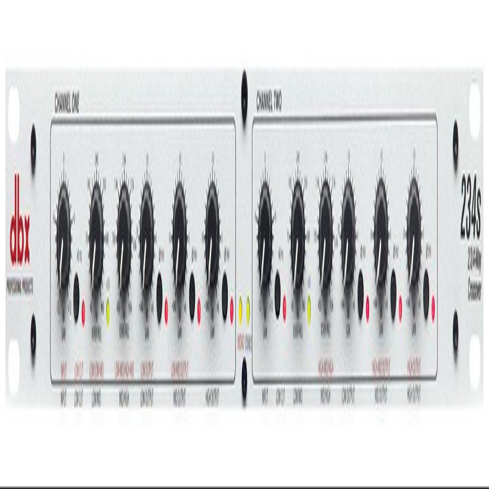 dbx 234s Stereo 2-Way, Mono 4-Way Crossover
