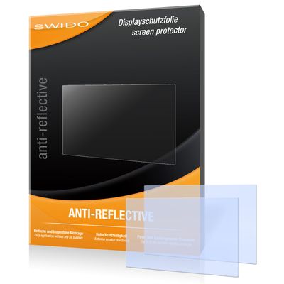 2 x SWIDO Anti-Reflective Screen Protector for Olympus XZ-1 / XZ1 - PREMIUM QUALITY (non-reflecting, hard-coated, bubble free application)
