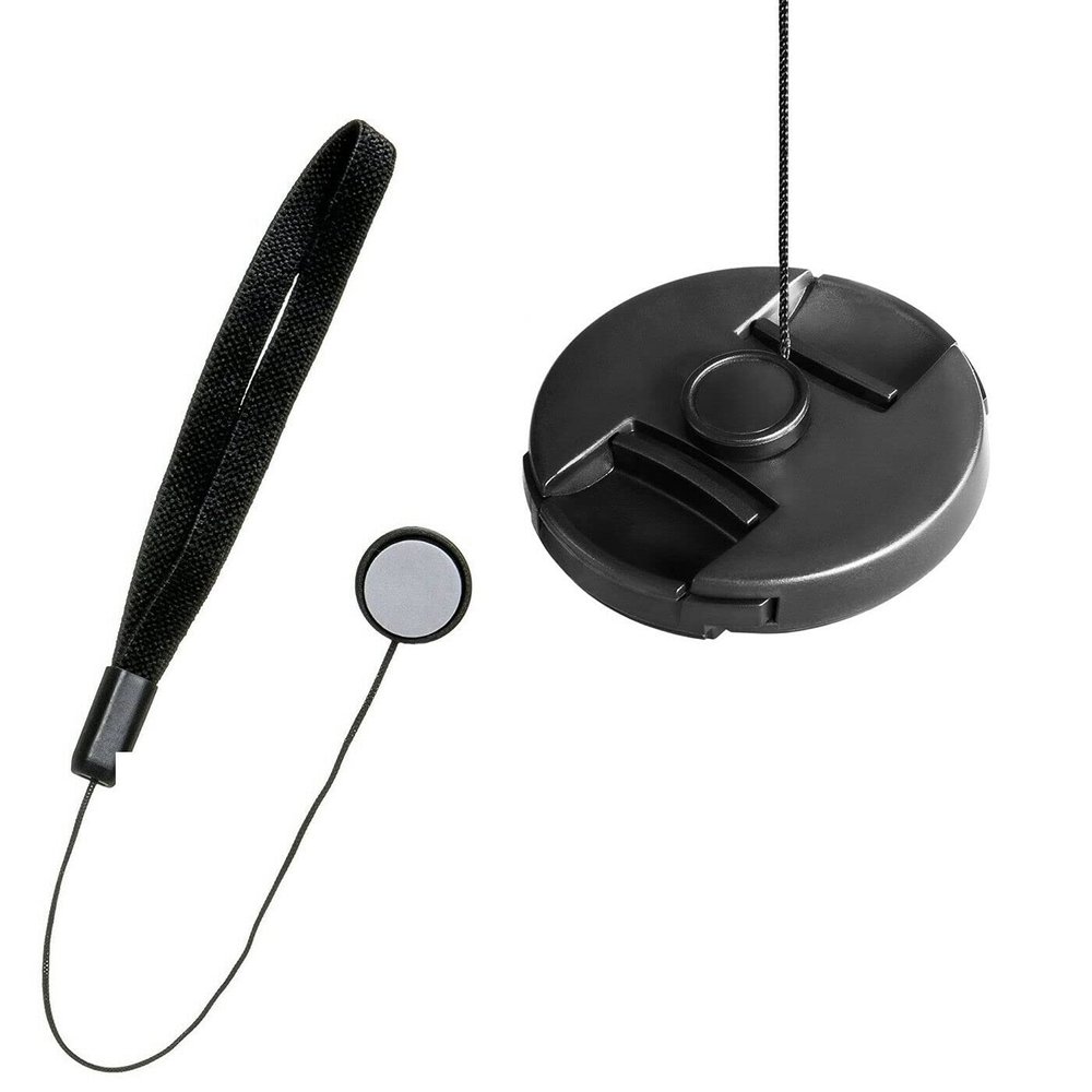 Lens Cap Center Pinch (67mm) + Lens Cap Holder Compatible with Sony Alpha DSLR-A230