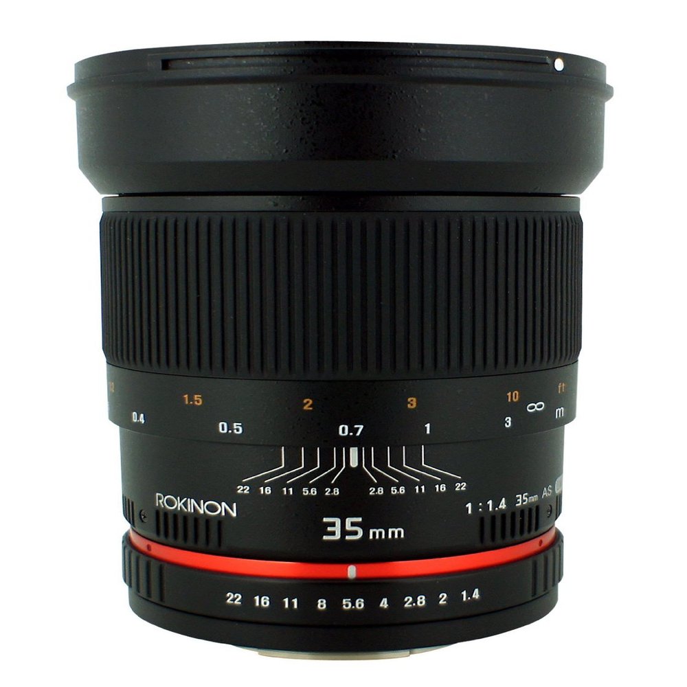 Rokinon 35mm F/1.4 AS UMC Wide Angle Lens for Pentax RK35M-P