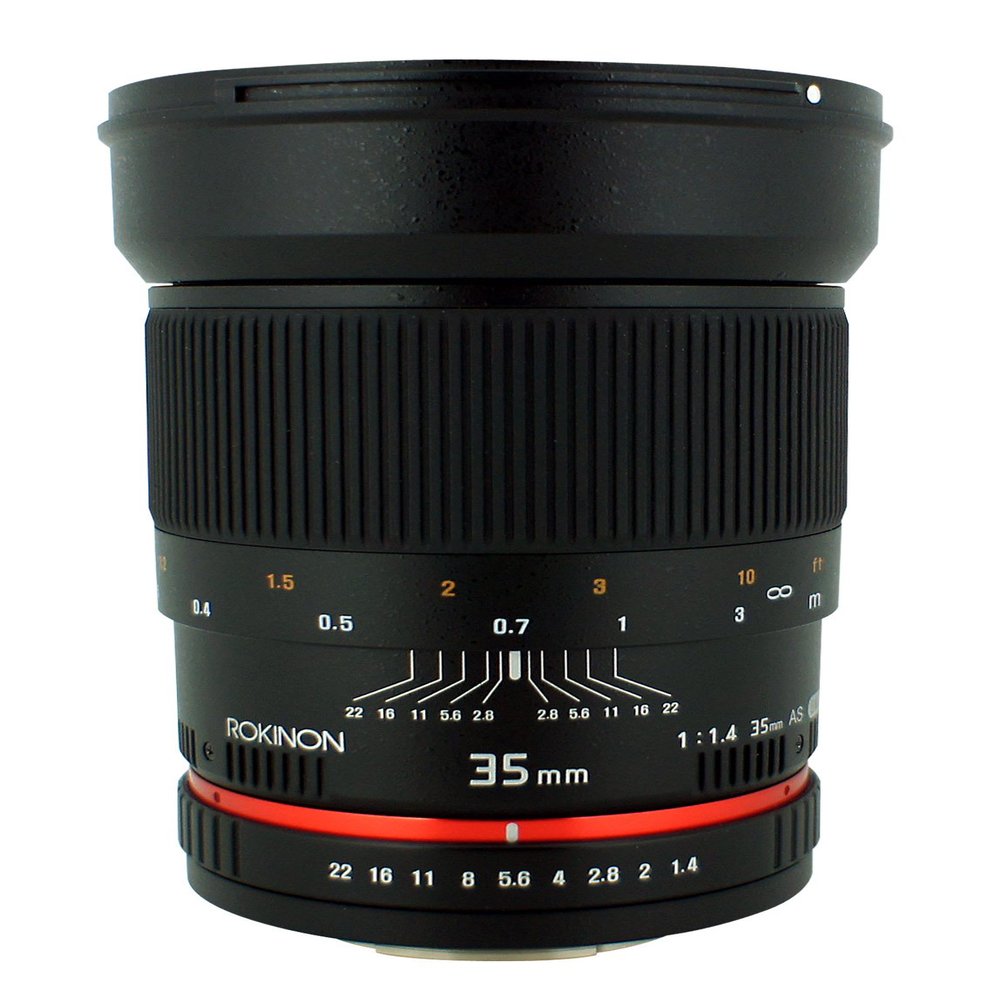Rokinon 35mm f/1.4 Lens for Canon Cameras