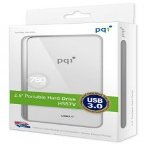 PQI Japan USB3.0 0 For Portable HDD Hard Drive White GB 656 V 750gr2