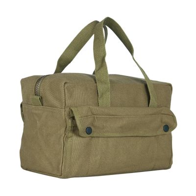 Fox Outdoor Products Mechanic's Tool Bag with Brass Zipper, Olive Drab,11" x 7" x 6"